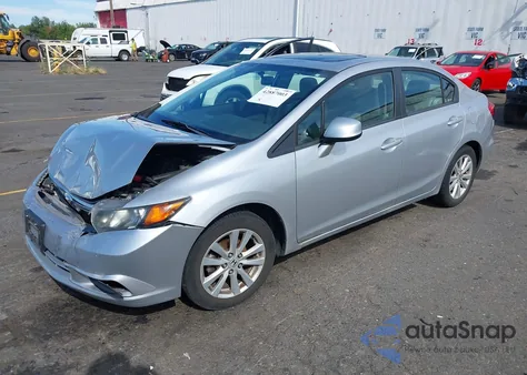 2012 Honda Civic Ex from USA, damaged, VIN 19XFB2F82CE366986